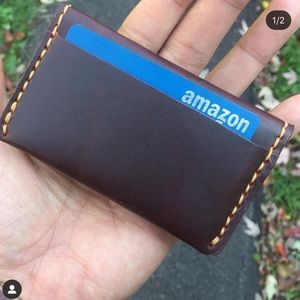 Valentine’s Day Handmade leather wallet